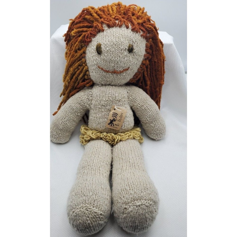 Kenana Knitter Critter from Kenya Handmade Knitted 28" Tall Doll